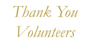 Thank You Volunteers