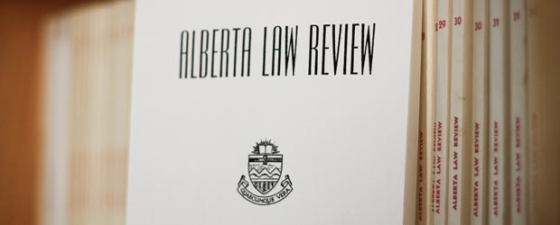 Alberta Law Review Books.